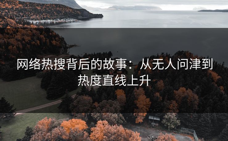 网络热搜背后的故事：从无人问津到热度直线上升